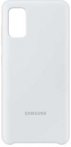 Чехол (клип-кейс) Samsung для Samsung Galaxy A41 Silicone Cover белый (EF-PA415TWEGRU)