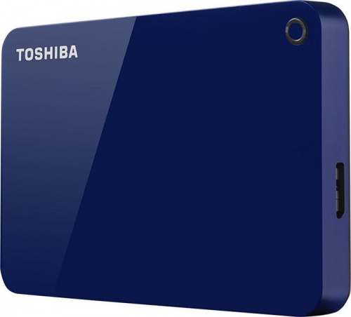 Жесткий диск Toshiba USB 3.0 1Tb HDTC910EL3AA Canvio Advance 2.5" синий фото 4