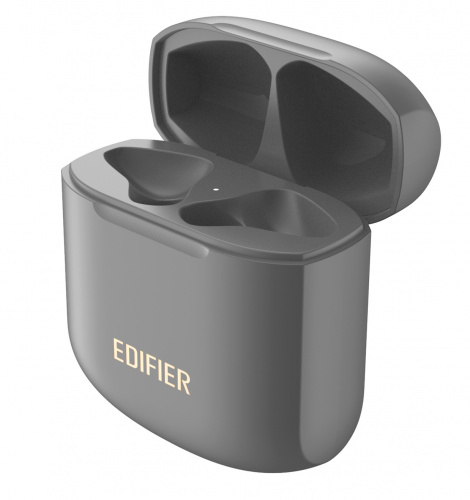 Гарнитура вкладыши Edifier TWS200 Plus т.серый беспроводные bluetooth в ушной раковине фото 3