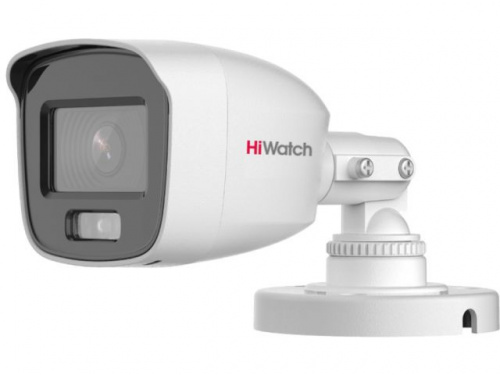 Камера видеонаблюдения аналоговая HiWatch DS-T200L 2.8-2.8мм HD-CVI HD-TVI цветная корп.:белый (DS-T200L (2.8 MM))