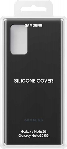 Чехол (клип-кейс) Samsung для Samsung Galaxy Note 20 Silicone Cover черный (EF-PN980TBEGRU) фото 5