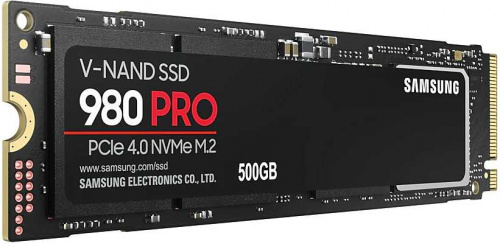 Накопитель SSD Samsung PCIe 4.0 x4 500GB MZ-V8P500BW 980 PRO M.2 2280 фото 4