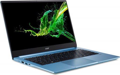 Ультрабук Acer Swift 3 SF314-57-735H Core i7 1065G7/16Gb/SSD1Tb/Intel UHD Graphics/14"/IPS/FHD (1920x1080)/Windows 10/lt.blue/WiFi/BT/Cam фото 3