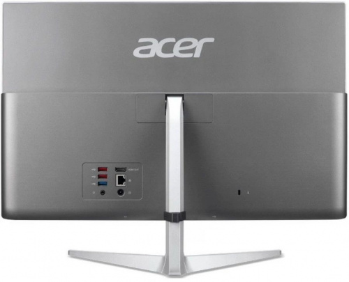 Моноблок Acer Aspire C24-1650 23.8" Full HD i3 1115G4 (3) 8Gb SSD256Gb UHDG CR Endless GbitEth WiFi BT 65W клавиатура мышь Cam серебристый 1920x1080 фото 5