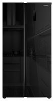 Холодильник Hyundai CS5005FV черное стекло (двухкамерный)