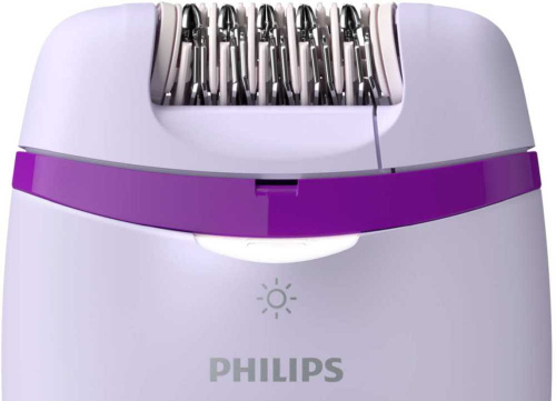 Эпилятор Philips BRE275/00 скор.:2 насад.:3 от электр.сети сиреневый/фиолетовый фото 4