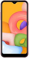 Смартфон Samsung SM-A015F Galaxy A01 16Gb 2Gb красный моноблок 3G 4G 2Sim 5.7" 720x1520 Android 10 13Mpix 802.11 b/g/n GPS GSM900/1800 GSM1900 TouchSc MP3 microSD max512Gb
