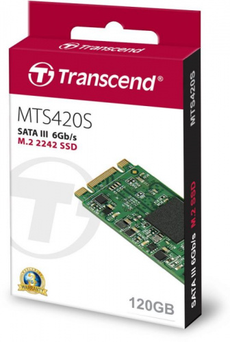Накопитель SSD Transcend SATA-III 120GB TS120GMTS420S M.2 2242 фото 5