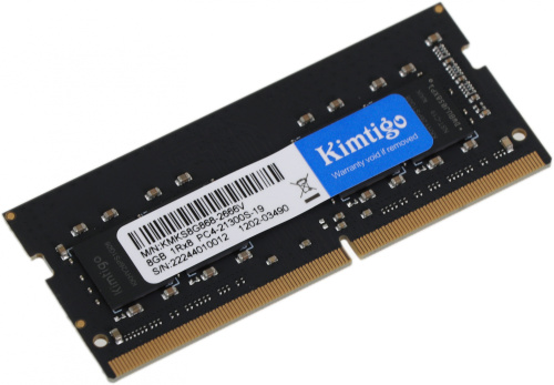 Память DDR4 8GB 2666MHz Kimtigo KMKS8G8682666 RTL PC4-21300 CL19 SO-DIMM 260-pin 1.2В single rank Ret фото 5