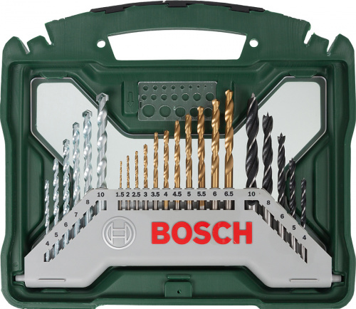 Набор принадлежностей Bosch X-Line-50 50 предметов (жесткий кейс) фото 5