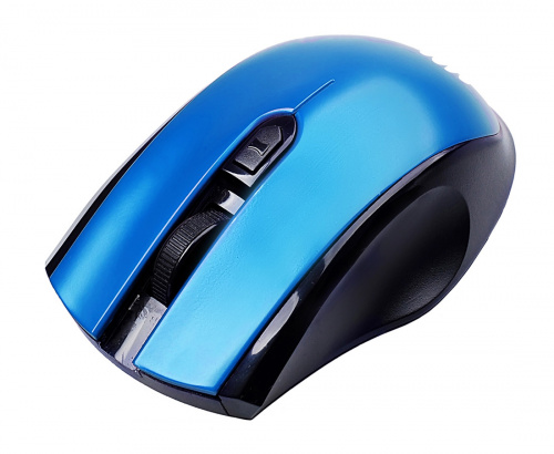 Мышь Acer OMR031 черный/синий оптическая (1600dpi) беспроводная USB (3but) фото 3