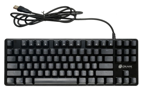 Клавиатура Oklick 960G Dark Knight механическая черный USB Multimedia Gamer фото 10