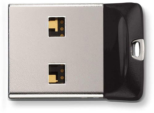 Флеш Диск Sandisk 64Gb Cruzer Fit SDCZ33-064G-G35 USB2.0 черный фото 2