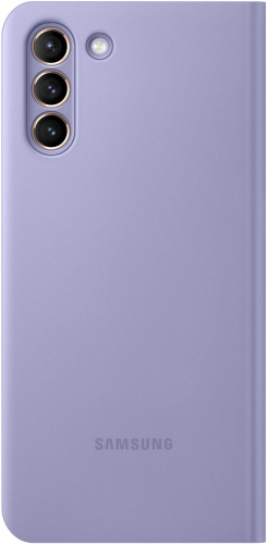 Чехол (флип-кейс) Samsung для Samsung Galaxy S21+ Smart LED View Cover фиолетовый (EF-NG996PVEGRU) фото 3