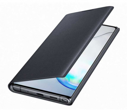 Чехол (флип-кейс) Samsung для Samsung Galaxy Note 10+ LED View Cover черный (EF-NN975PBEGRU) фото 4