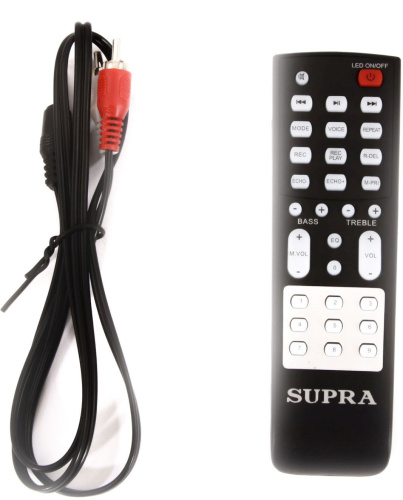Минисистема Supra SMB-530 черный 110Вт FM USB BT SD фото 4