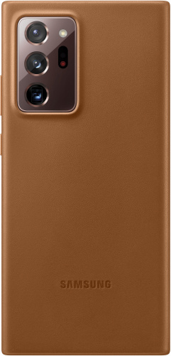 Чехол (клип-кейс) Samsung для Samsung Galaxy Note 20 Ultra Leather Cover коричневый (EF-VN985LAEGRU)