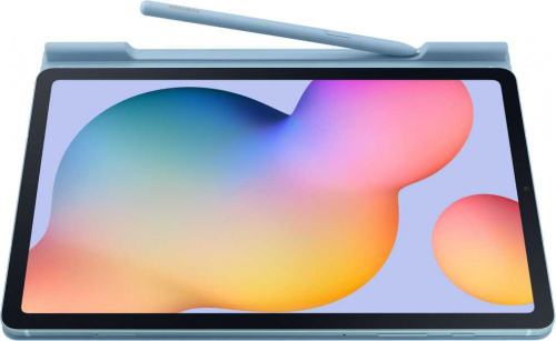Чехол Samsung для Samsung Galaxy Tab S6 lite Book Cover полиуретан голубой (EF-BP610PLEGRU) фото 2