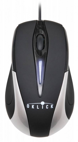 Мышь Oklick 235M черный/серебристый оптическая (800dpi) USB (2but) фото 5