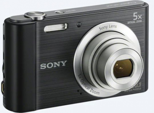 Фотоаппарат Sony Cyber-shot DSC-W800 черный 20.1Mpix Zoom5x 2.7" 720p 29Mb MS Pro/SDXC Super HAD CCD 1x2.3 IS el 5minF 30fr/s/NP-BN фото 3