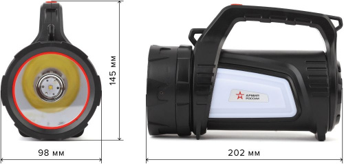 Фонарь аккумуляторный Эра PA-702 черный 10Вт лам.:светодиод. (Б0033764) фото 5