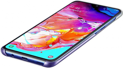 Чехол (клип-кейс) Samsung для Samsung Galaxy A70 Gradation Cover фиолетовый (EF-AA705CVEGRU) фото 3