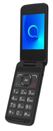 Мобильный телефон Alcatel 3025X 128Mb синий раскладной 3G 1Sim 2.8" 240x320 2Mpix GSM900/1800 GSM1900 MP3 FM microSD max32Gb фото 3