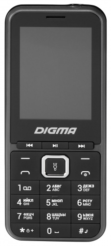 Мобильный телефон Digma LINX B241 32Mb серый моноблок 2Sim 2.44" 240x320 0.08Mpix GSM900/1800 FM microSD max16Gb фото 3