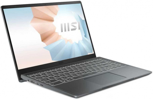 Ноутбук MSI Modern 14 B11SBU-488RU Core i7 1165G7 16Gb SSD512Gb NVIDIA GeForce MX450 2Gb 14" IPS FHD (1920x1080) Windows 10 grey WiFi BT Cam фото 5
