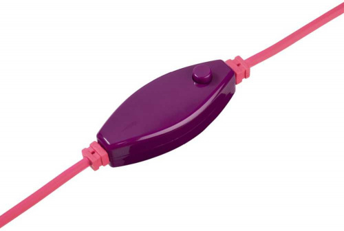 Наушники мониторные Hama Blink`n Kids 1.2м розовый проводные оголовье (00135664) фото 8