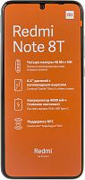Смартфон Xiaomi Redmi Note 8T 32Gb 3Gb белый моноблок 3G 4G 2Sim 6.3" 1080x2340 Android 9.0 48Mpix 802.11 a/b/g/n/ac NFC GPS GSM900/1800 GSM1900 MP3 FM A-GPS microSD