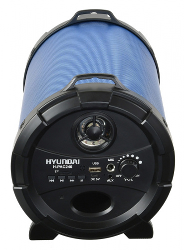 Колонка порт. Hyundai H-PAC240 синий/черный 16W 1.0 BT/3.5Jack/USB фото 3