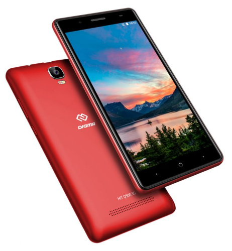 Смартфон Digma Q500 3G HIT 8Gb 1Gb красный моноблок 3G 2Sim 5" 480x854 Android 7.0 5Mpix WiFi GPS GSM900/1800 GSM1900 TouchSc MP3 FM microSD max32Gb фото 2