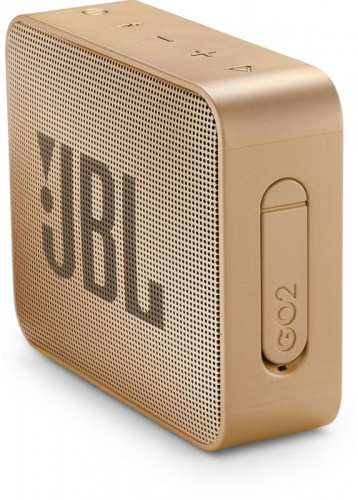 Колонка порт. JBL GO 2 золотистый 3W 1.0 BT/3.5Jack 730mAh (JBLGO2CHAMPAGNE) фото 4