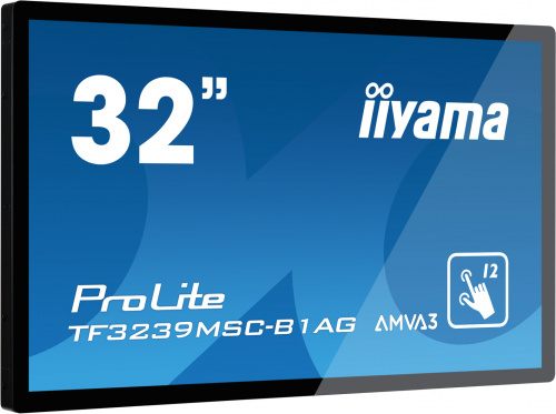 Монитор Iiyama 31.5" ProLite TF3239MSC-B1AG черный AMVA3 LED 8ms 16:9 HDMI M/M 420cd 178гр/178гр 1920x1080 D-Sub DisplayPort FHD USB Touch 13.8кг фото 2