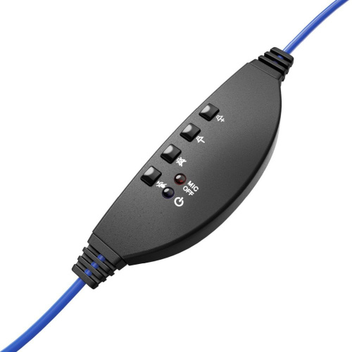 Наушники с микрофоном Hama uRage SoundZ 310 черный/серый 2.5м накладные USB оголовье (00186023) фото 8