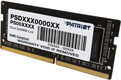 Память DDR4 8GB 3200MHz Patriot PSD48G320081S Signature RTL PC4-25600 CL22 SO-DIMM 260-pin 1.2В single rank Ret фото 4