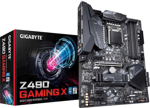 Материнская плата Gigabyte Z490 GAMING X Soc-1200 Intel Z490 4xDDR4 ATX AC`97 8ch(7.1) GbLAN RAID+HDMI фото 5