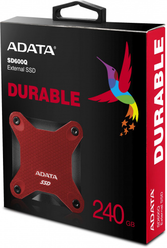 Накопитель SSD A-Data USB 3.0 240GB ASD600Q-240GU31-CRD SD600Q 1.8" красный фото 4