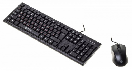 Клавиатура + мышь Оклик 620M клав:черный мышь:черный USB фото 8