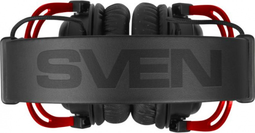 Наушники с микрофоном Sven AP-G1000MV черный/красный 2.2м мониторные оголовье (SV-020361) фото 5