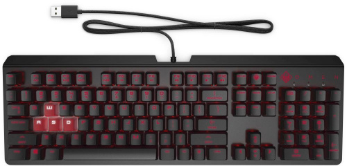 Клавиатура HP OMEN Encoder механическая черный/красный USB Multimedia for gamer для ноутбука LED (подставка для запястий) фото 5
