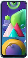 Смартфон Samsung SM-M215F Galaxy M21 64Gb 4Gb бирюзовый моноблок 3G 4G 2Sim 6.4" 1080x2340 Android 10 48Mpix 802.11 a/b/g/n/ac NFC GPS GSM900/1800 GSM1900 TouchSc MP3 microSD max512Gb
