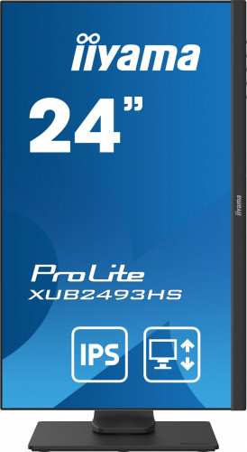 Монитор Iiyama 23.8" ProLite XUB2493HS-B4 черный IPS LED 16:9 HDMI M/M матовая HAS Pivot 250cd 178гр/178гр 1920x1080 D-Sub DisplayPort FHD 5.7кг фото 2