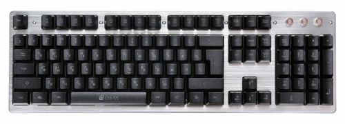 Клавиатура Оклик 770G IRON FORCE серый/черный USB Multimedia for gamer LED фото 7