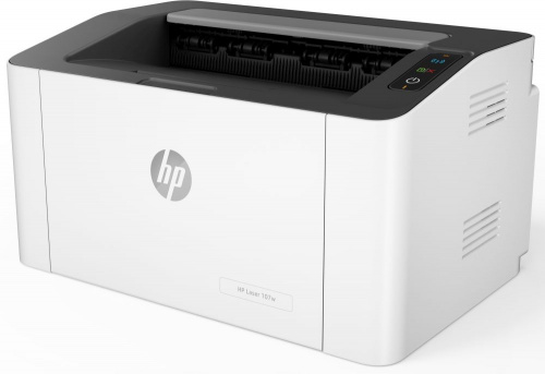 Принтер лазерный HP Laser 107w (4ZB78A) A4 WiFi белый фото 2