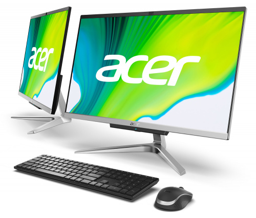 Моноблок Acer Aspire C24-963 23.8" Full HD i5 1035 G1 (1)/8Gb/SSD512Gb/UHDG/Endless/GbitEth/WiFi/BT/65W/клавиатура/мышь/Cam/серебристый 1920x1080 фото 7
