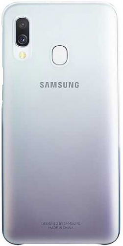 Чехол (клип-кейс) Samsung для Samsung Galaxy A40 Gradation Cover черный (EF-AA405CBEGRU) фото 2