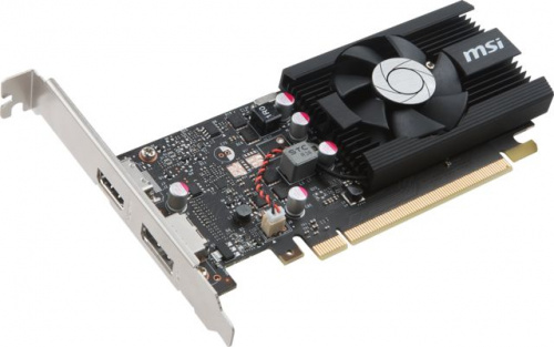 Видеокарта MSI PCI-E GT 1030 2G LP OC NVIDIA GeForce GT 1030 2048Mb 64 GDDR5 1265/6008/HDMIx1/DPx1/HDCP Ret low profile фото 5