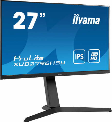 Монитор Iiyama 27" ProLite XUB2796HSU-B1 черный IPS LED 1ms 16:9 HDMI M/M матовая HAS 250cd 178гр/178гр 1920x1080 DisplayPort FHD USB 5.4кг фото 10